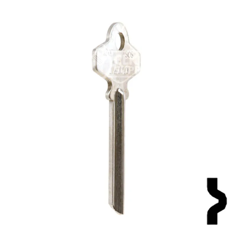 Uncut  Key Blank | Schlage | 1307A, SC6