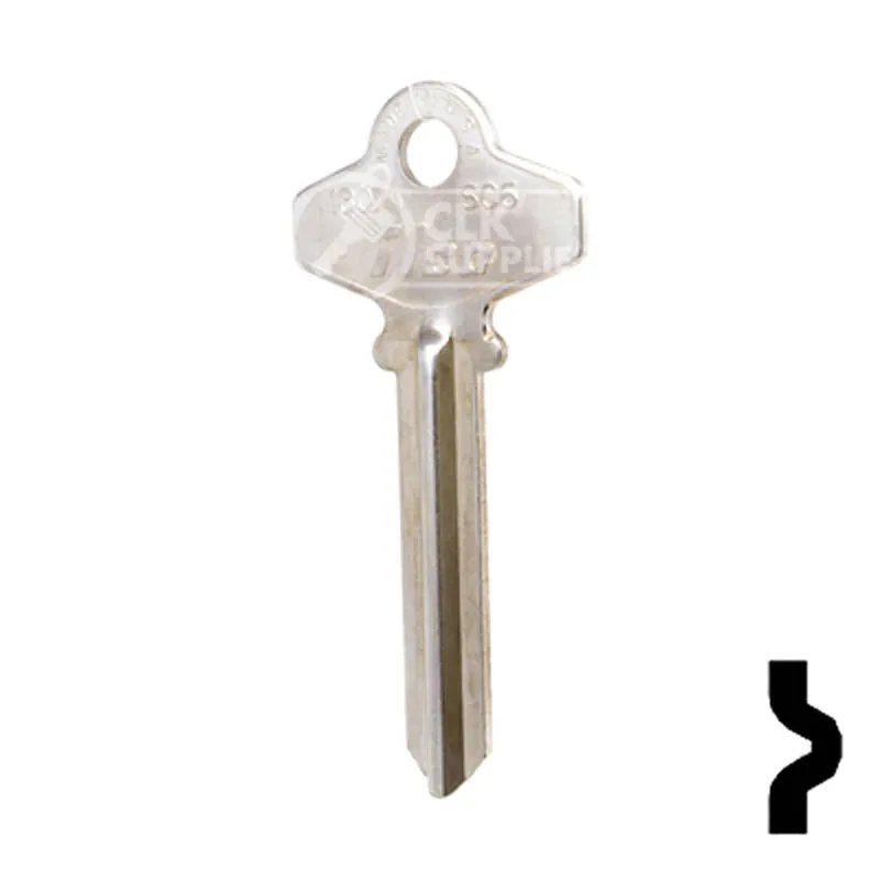 Uncut  Key Blank | Schlage | 1307A, SC6