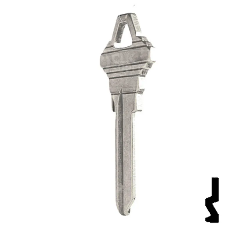 Uncut Key Blank | Schlage | SC1 - Nickel Plated