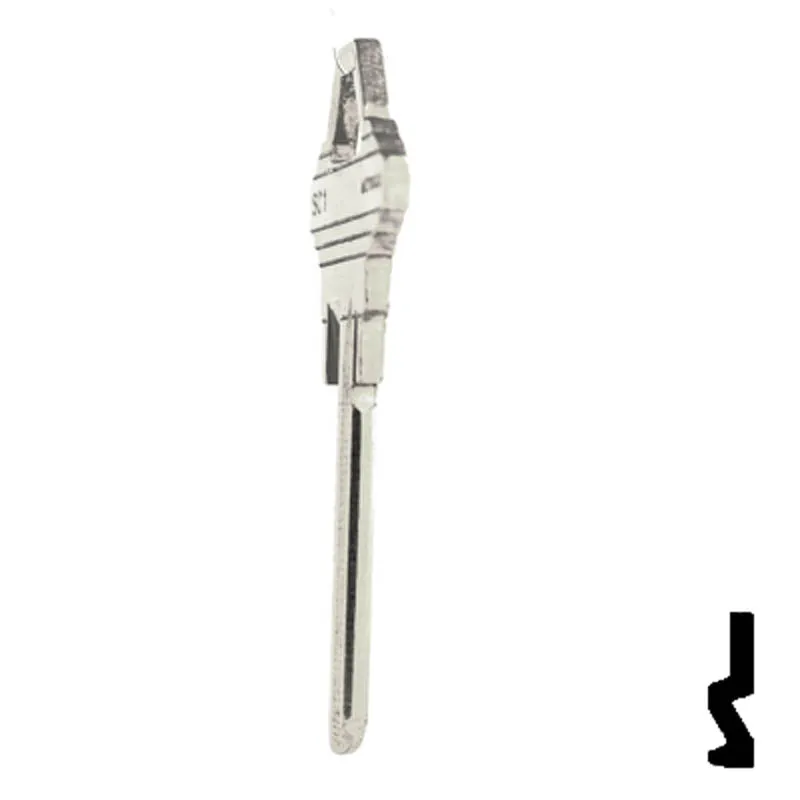 Uncut Key Blank | Schlage | SC1 - Nickel Plated