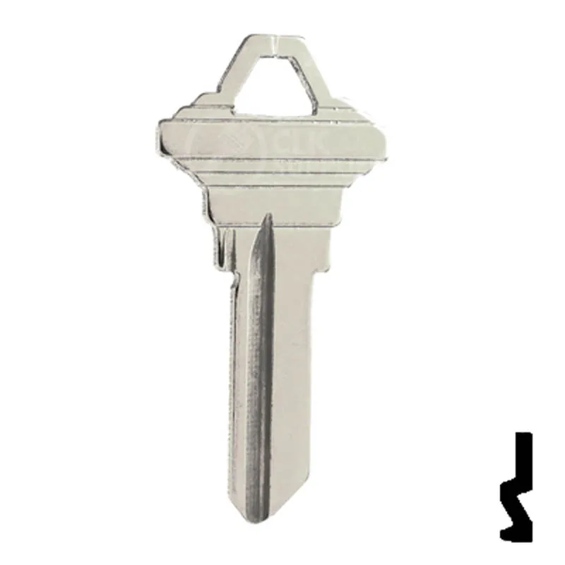 Uncut Key Blank | Schlage | SC1 - Nickel Plated